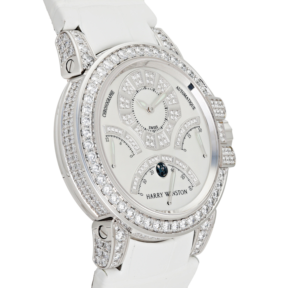 Harry WINSTON オーシャン OCEACT44WW002 メンズ 腕時計 自動巻き 中古