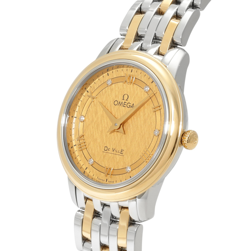 新品] オメガ デ・ヴィル 42420276058004シャンパン ダイヤモンド