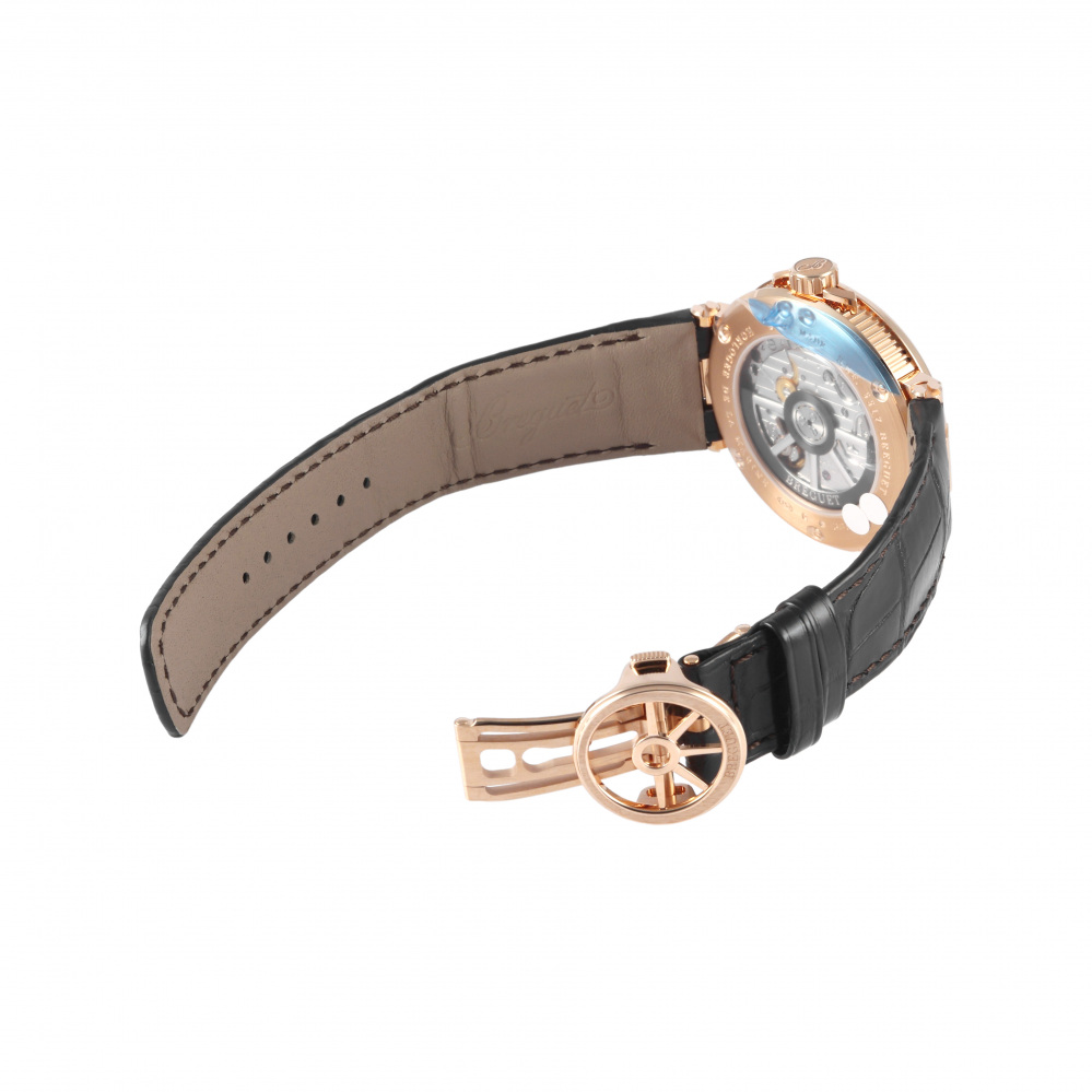 マリー 新品] ブレゲ マリーン 5517BRG39ZUグレー K18ローズゴールド