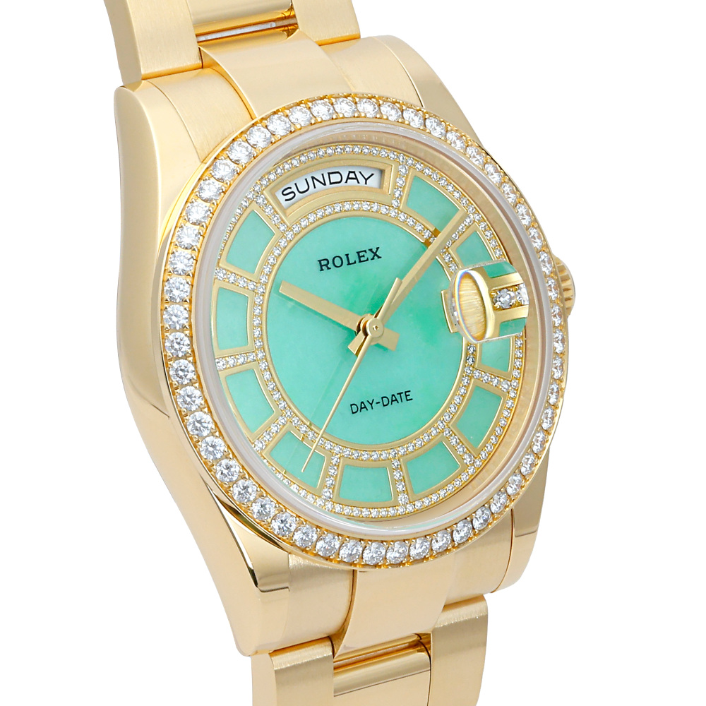 テリー ロレックス デイデイト 118348.CRGRJO カルーセル/ジェイド グリーン