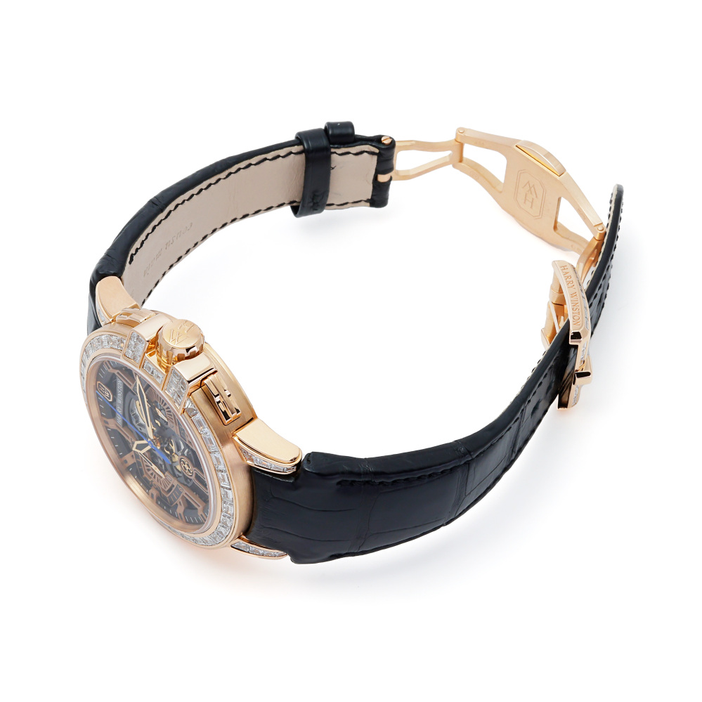 中古] ハリー・ウィンストン オーシャン クロノグラフ 世界限定