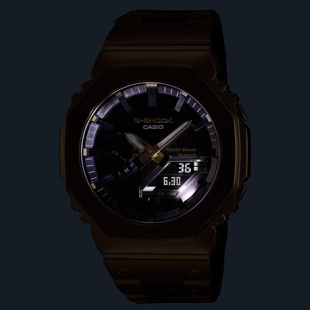 新品] カシオ Gショック GMB2100GD9AJFブラック ステンレス（イエロー