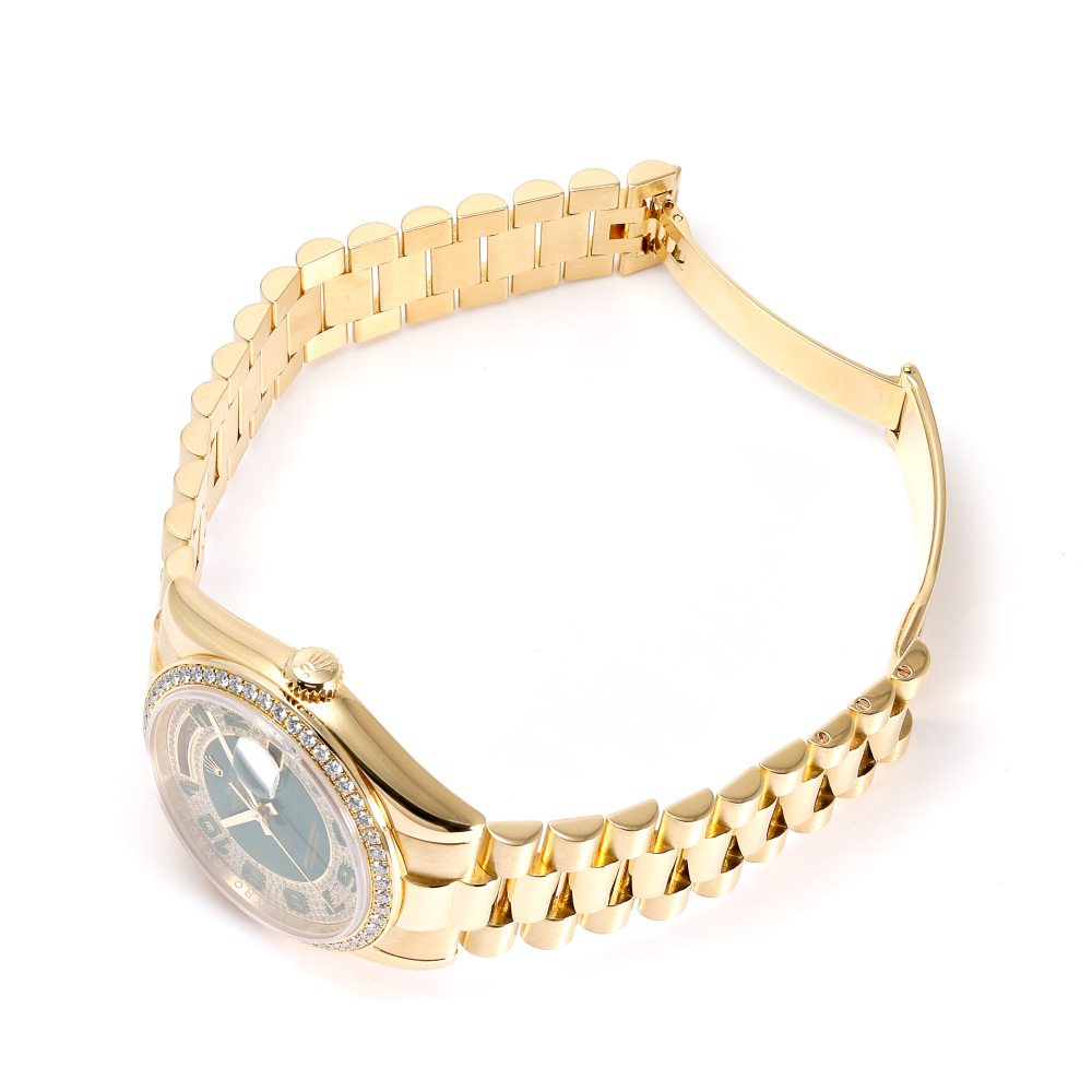 ロレックス デイデイト 118348ZEA.MDGRP ミリヤードダイヤ グリーン