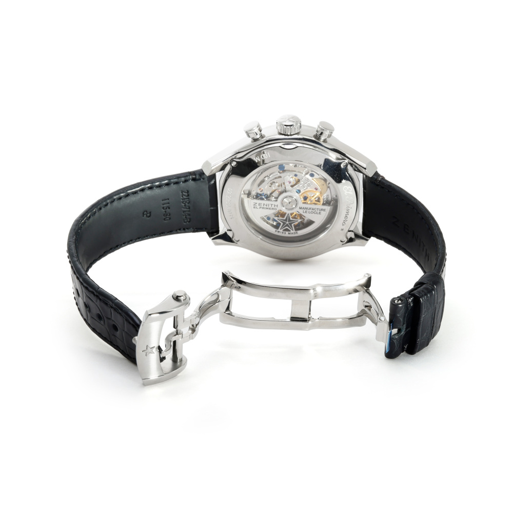 新品] ゼニス エル・プリメロ 032280403521C714ブラック ステンレス
