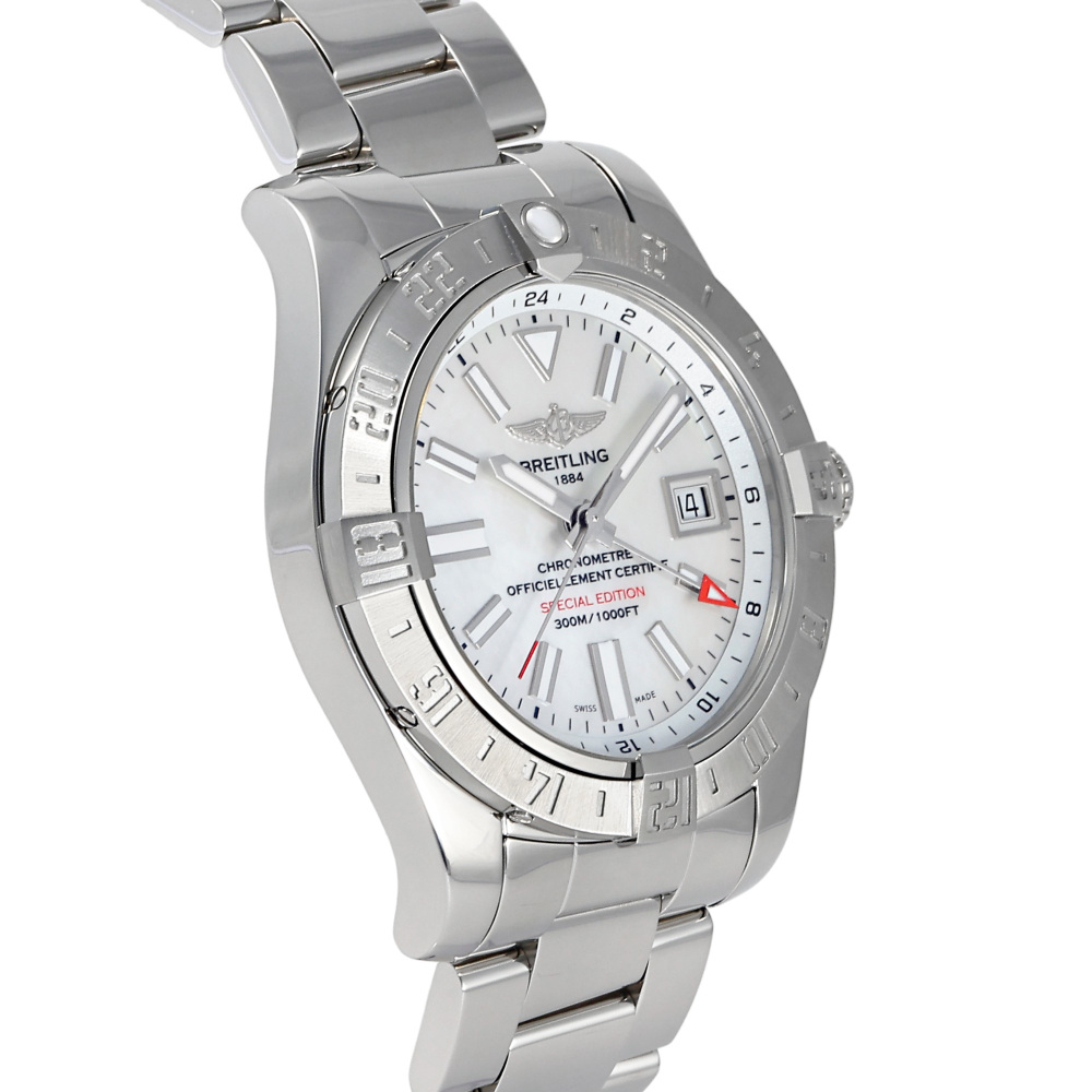 中古] ブライトリング アベンジャー II GMT マザーオブパール 日本限定