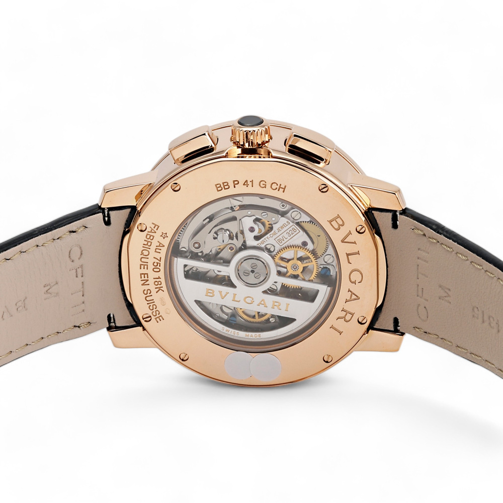 新品] ブルガリ ブルガリブルガリ BBP41BGLDCHブラック ピンクゴールド