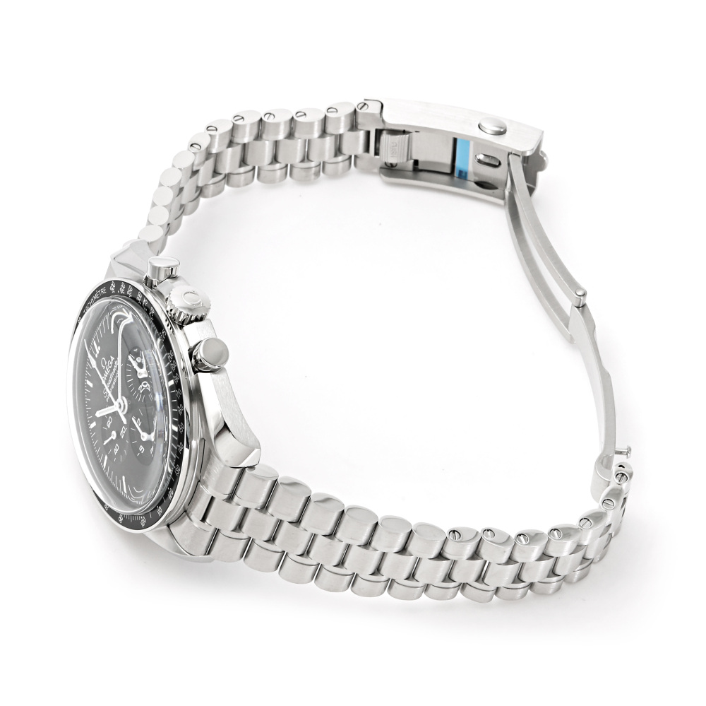 新品] オメガ スピードマスター 31030425001001ブラック ステンレス