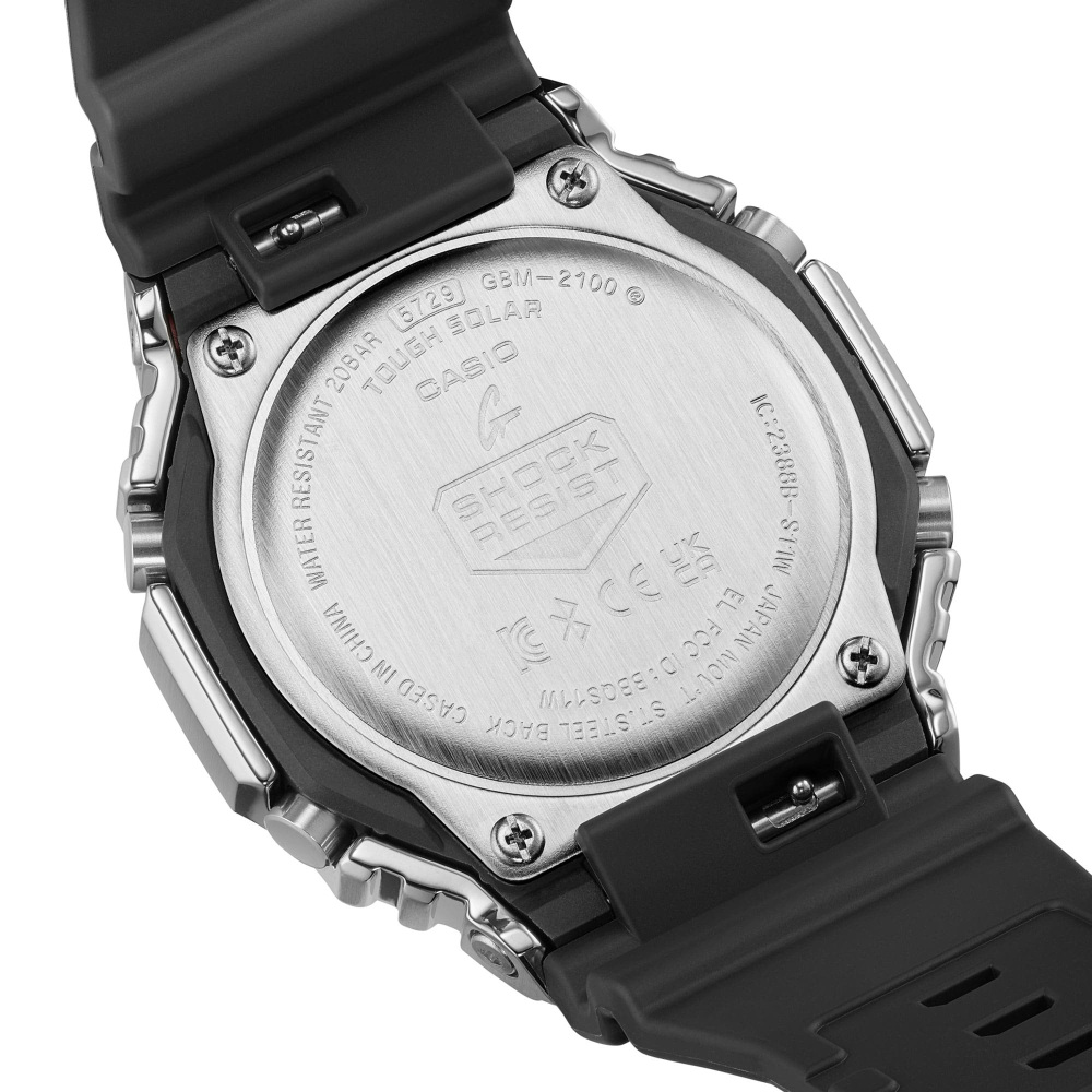 新品] カシオ Gショック GBM21001AJFブラック/バー ステンレス