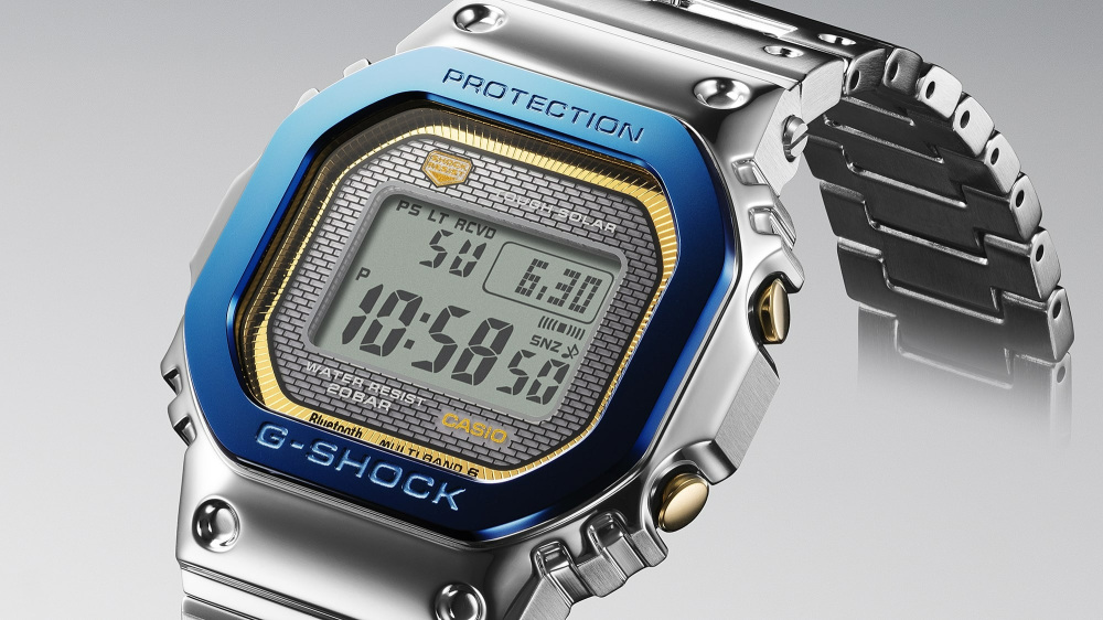 新品] カシオ Gショック GMWB5000SS2JR デジタル シルバー ステンレス 