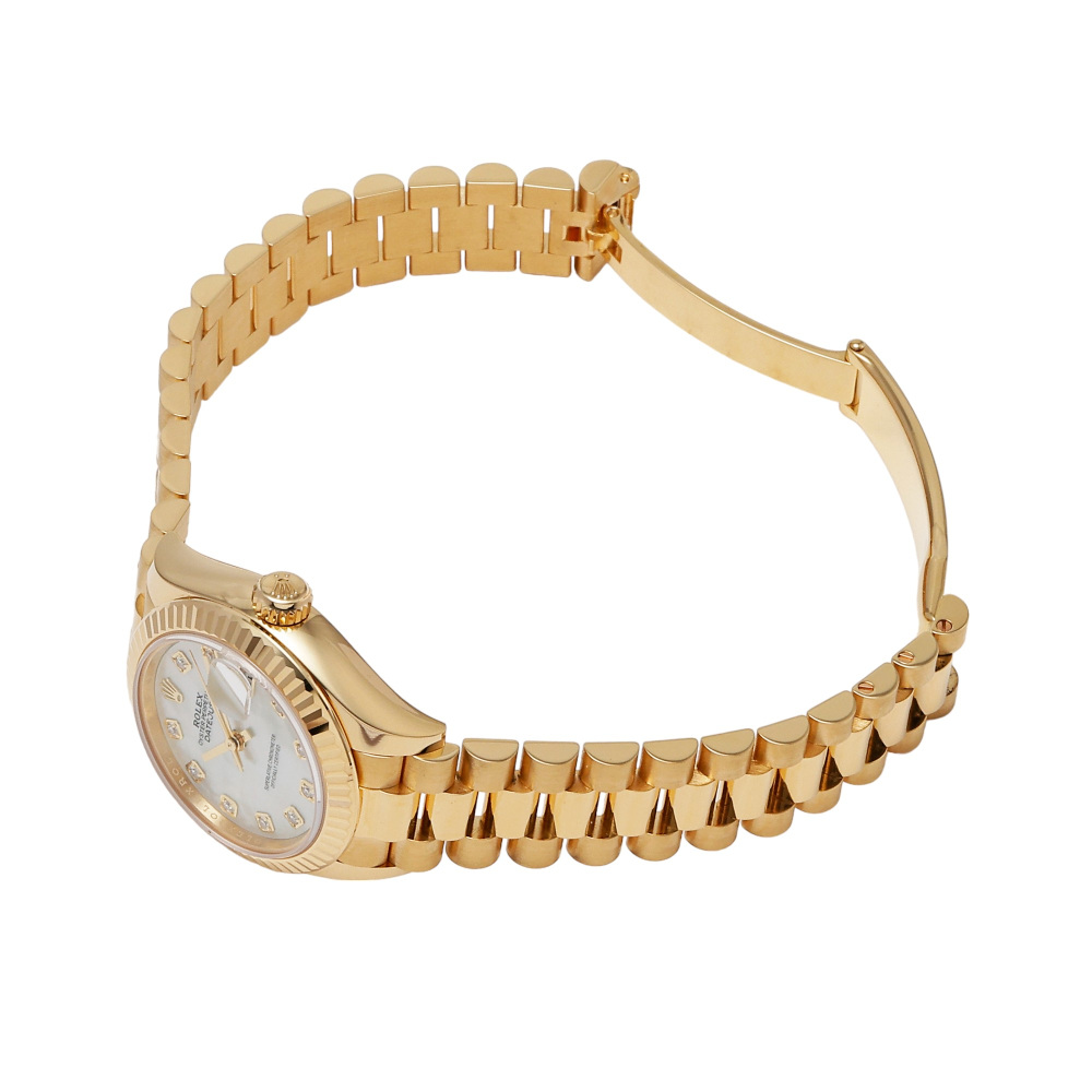 ロレックス デイトジャスト 279178NG.WHSH10PDPR シェル ホワイト/10PD