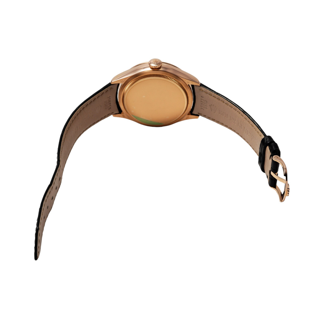 ロレックス チェリーニ 50525.BK ギョーシェ ブラック ピンクゴールド