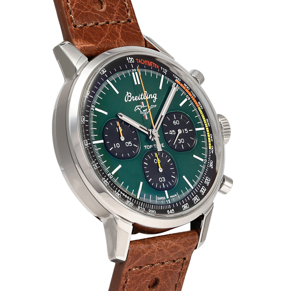新品] ブライトリング トップタイム A253101A1L1X1グリーン ステンレス
