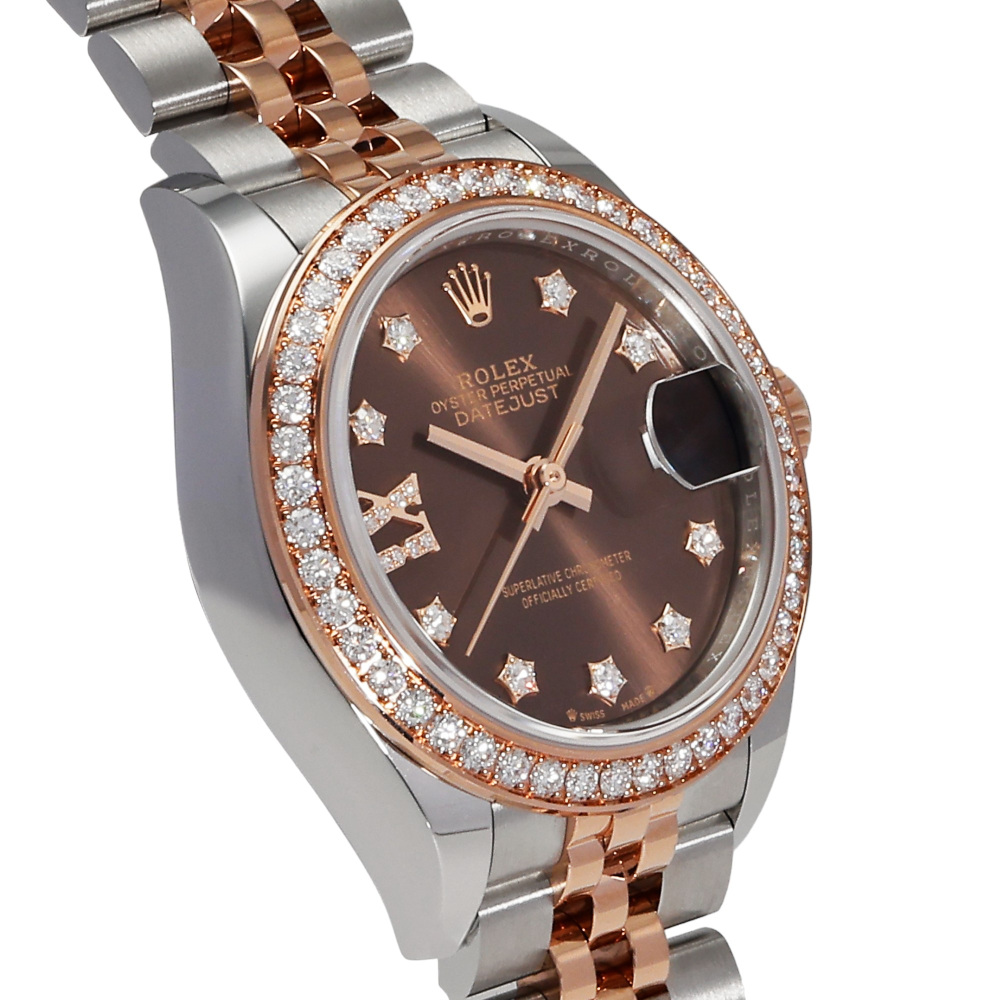 ロレックス デイトジャスト 279381RBR.CHSDJチョコ(スターIXダイヤ