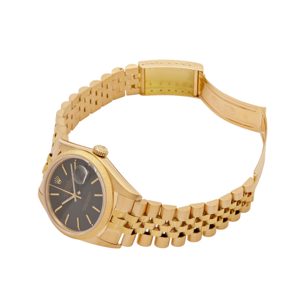 ロレックス デイトジャスト 16078.BKTPJB タペストリー ブラック/バー