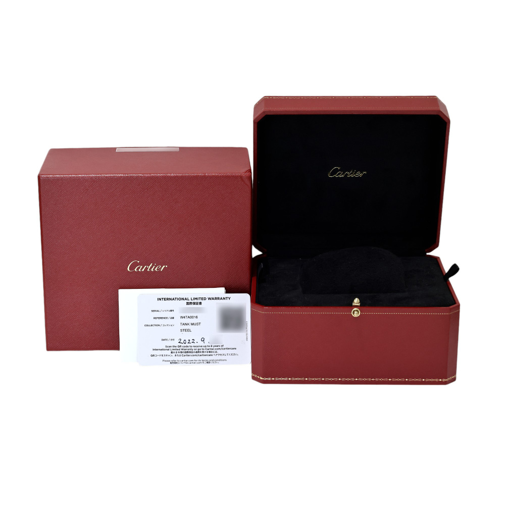 中古] カルティエ タンク マスト ウォッチ W4TA0016 W247716 | ゆきざき