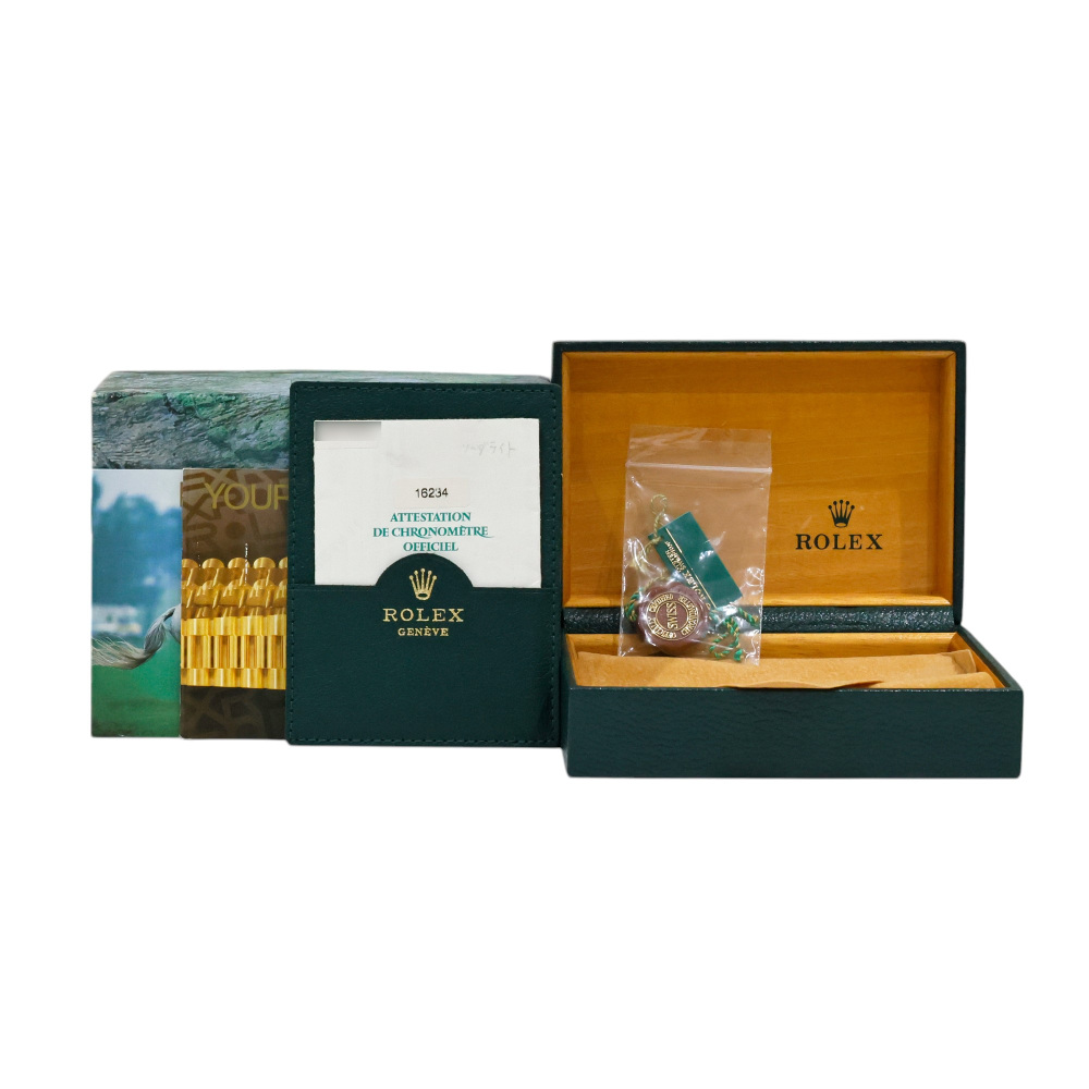 ROLEX DATEJUST デイトジャスト内外箱美品付属品セット ロレックス デイトジャスト 16234G.SLDJ ソーダライト ブルー