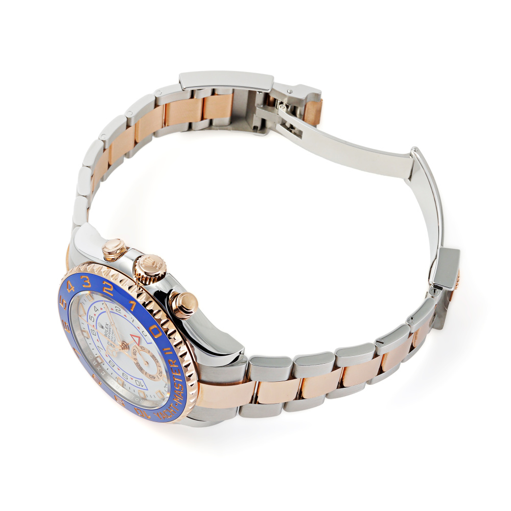 ロレックス ヨットマスターII 116681.WHBZNOホワイト/ベンツ針