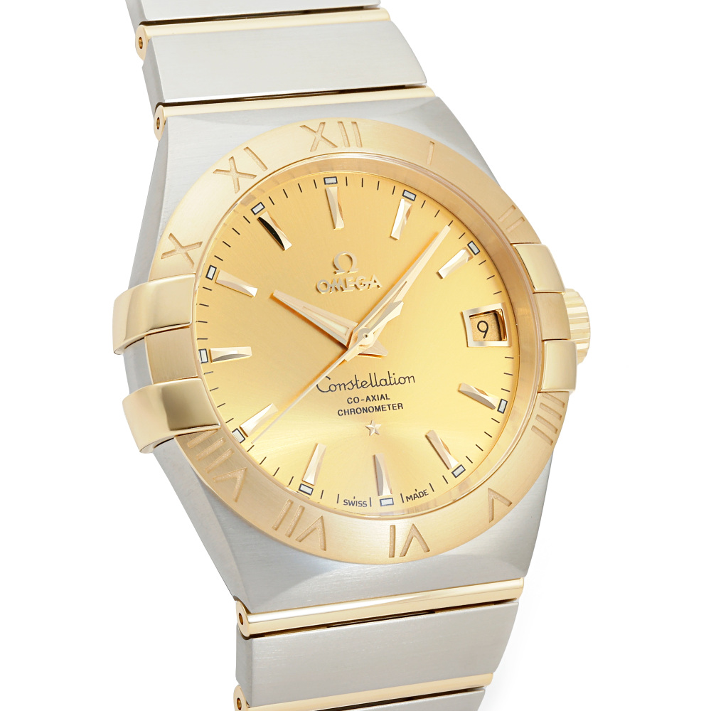 新品] オメガ コンステレーション 12320382108001シャンパン イエロー