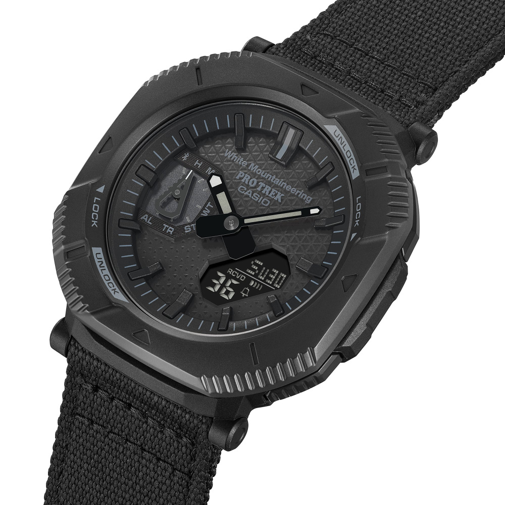 New] Casio Pro Trek PRJB001WM1JRblack resin Bluetooth time