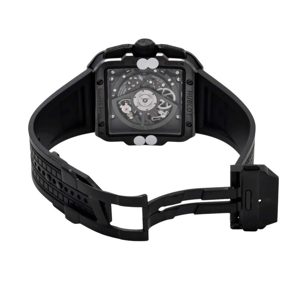中古] ウブロ スクエア・バンウニコ オールブラック 世界限定250本