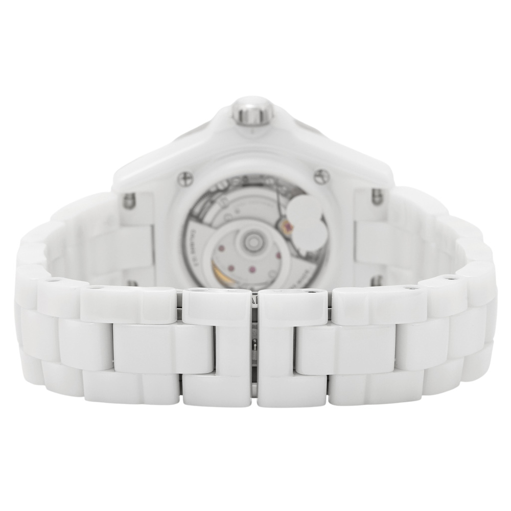 新品] シャネル J12 H10472 シェル ホワイト ダイヤモンド セラミック