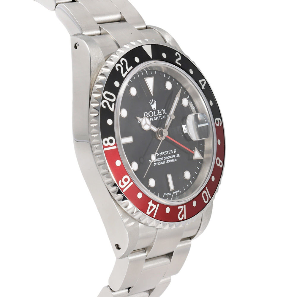 ロレックス GMTマスターII 16710.BKRDブラック/ドット オイスター