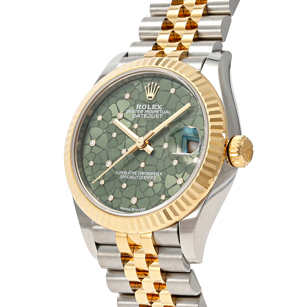 ロレックス デイトジャスト 278273.OGFMJ フローラルモチーフ オリーブ