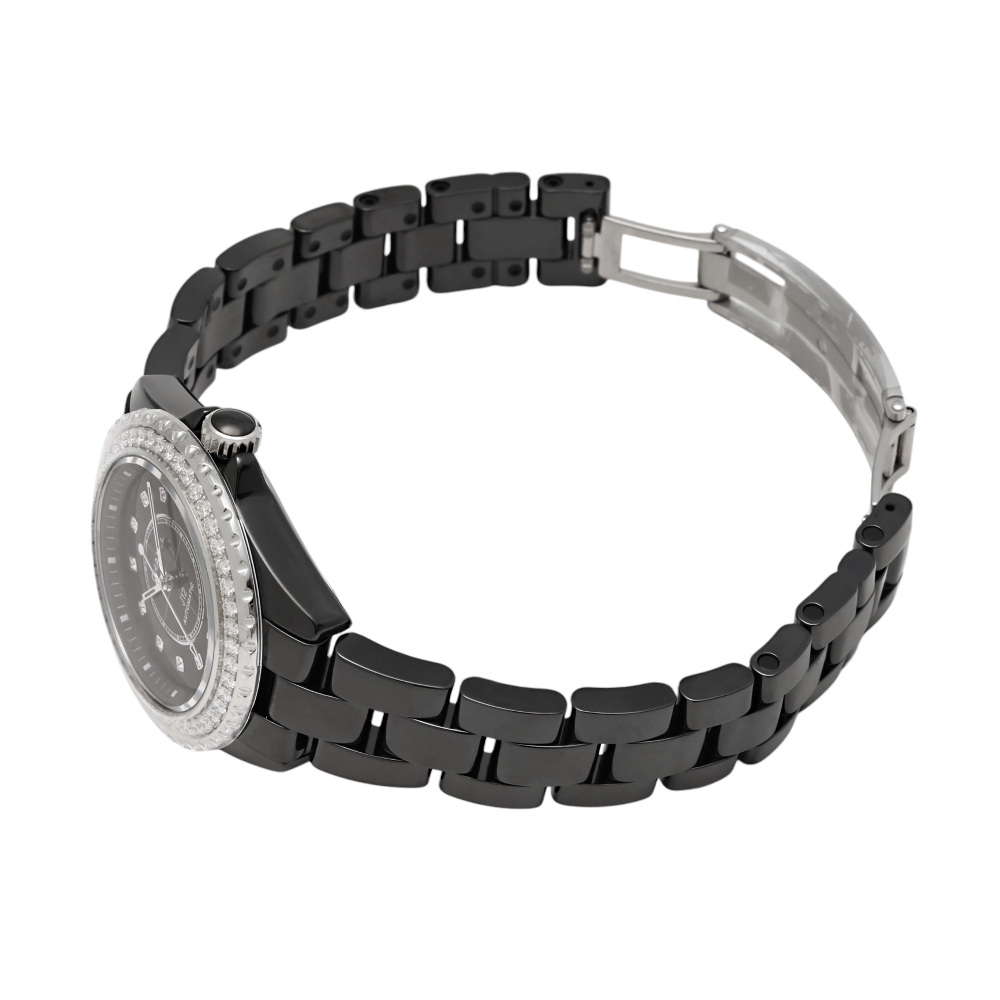 新品] シャネル J12 H10474ブラック ダイヤモンド セラミック | ゆきざき