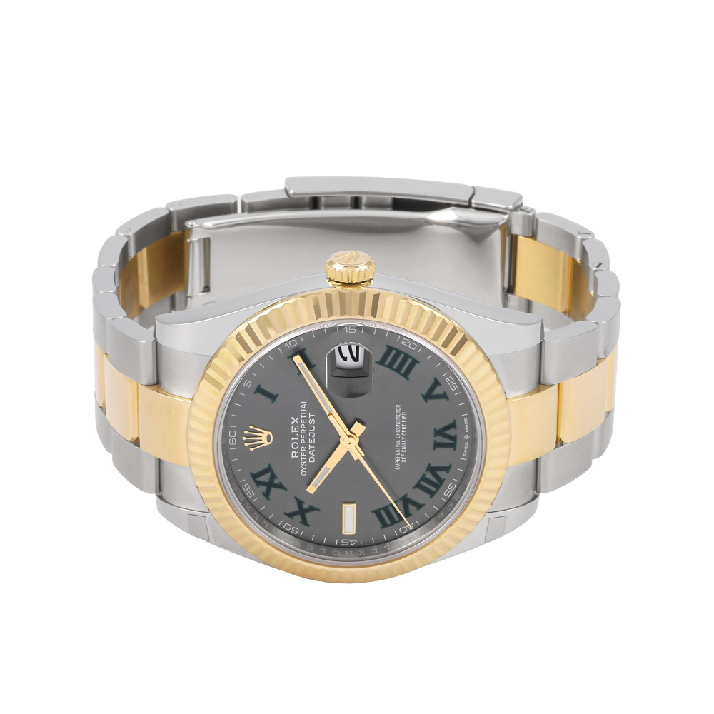 ロレックス デイトジャスト 126333.SLGRRMOスレート/グリーンローマ