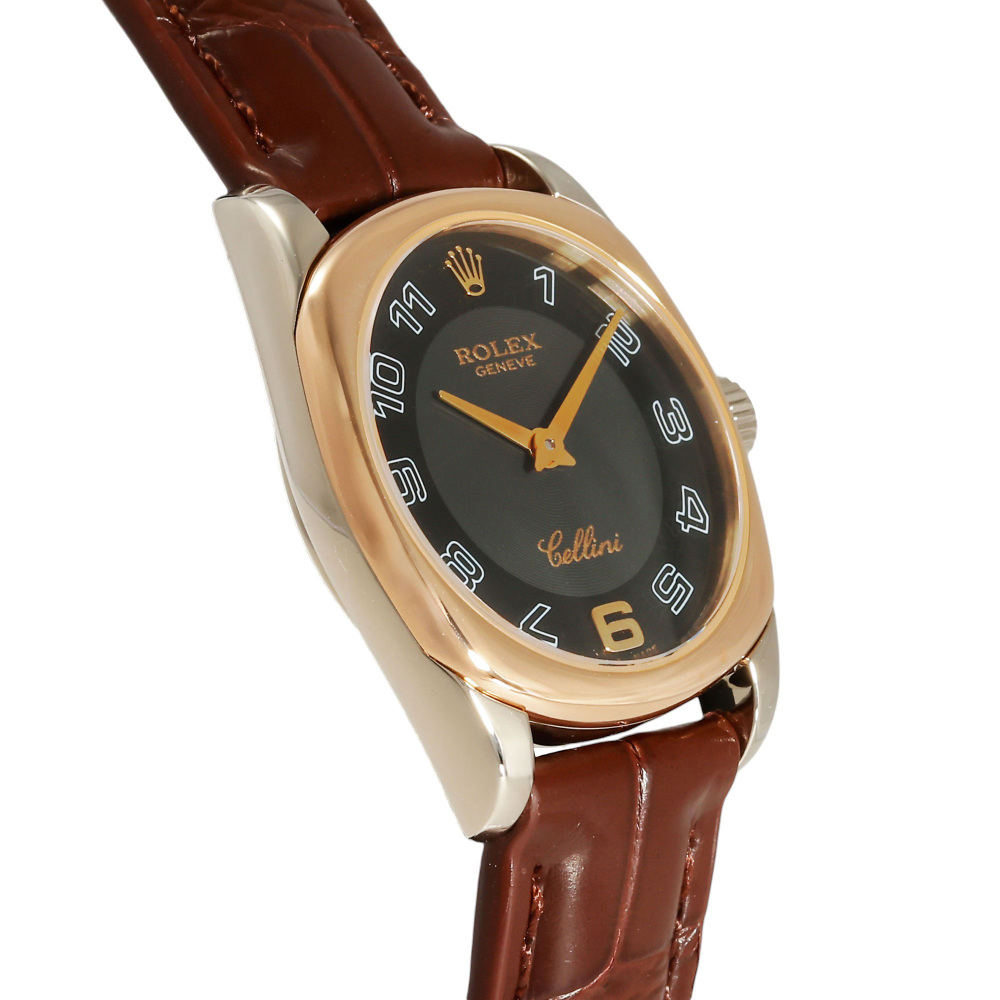 ロレックス チェリーニ 62299.6BICBKブラック/アラビア ホワイト