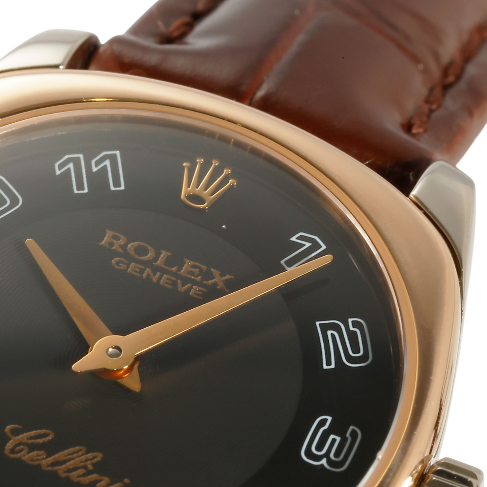 ロレックス チェリーニ 62299.6BICBKブラック/アラビア ホワイト