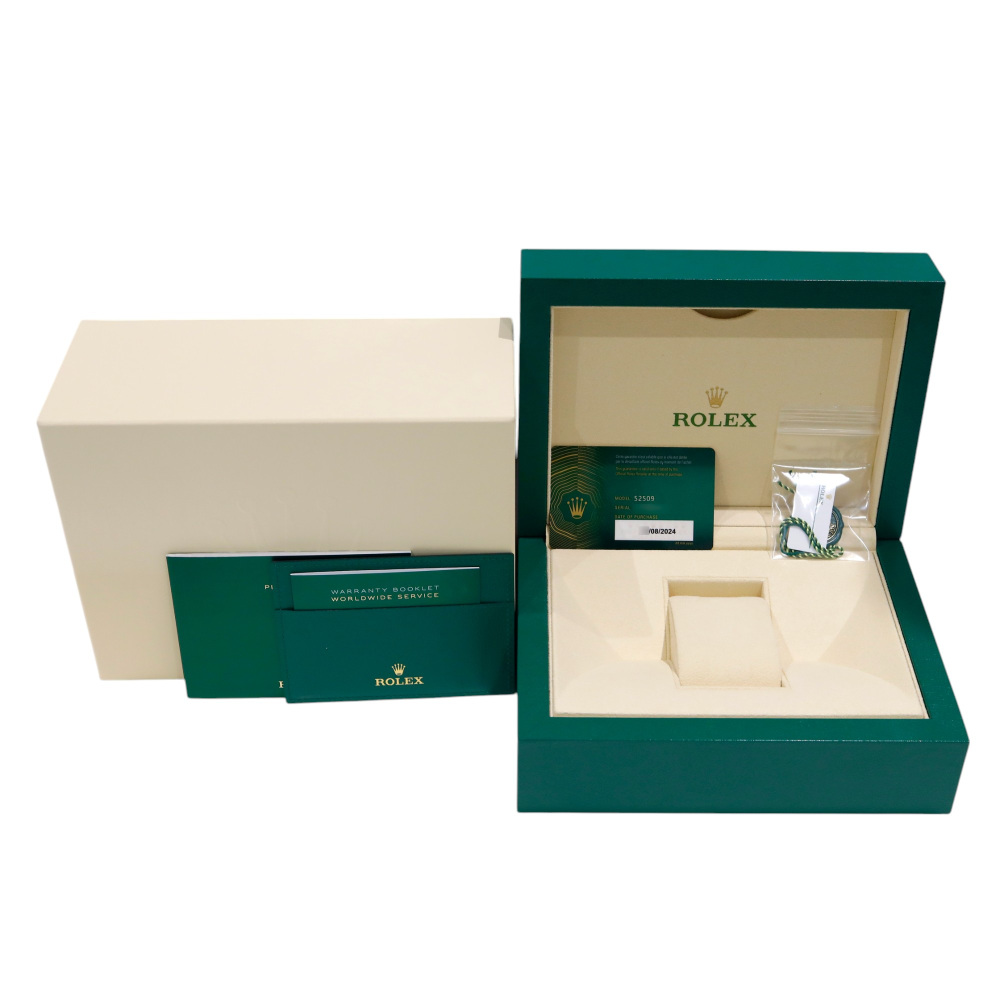 ロレックス 1908 52509.BKブラック ホワイトゴールド | ゆきざき