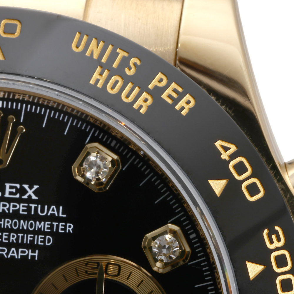 海外販促品 ROLEX コスモグラフ　デイトナ　大型掛け時計　ゴールド/ブラック ROLEX NEW コスモグラフ デイトナ スチールブラック Ref.126505G