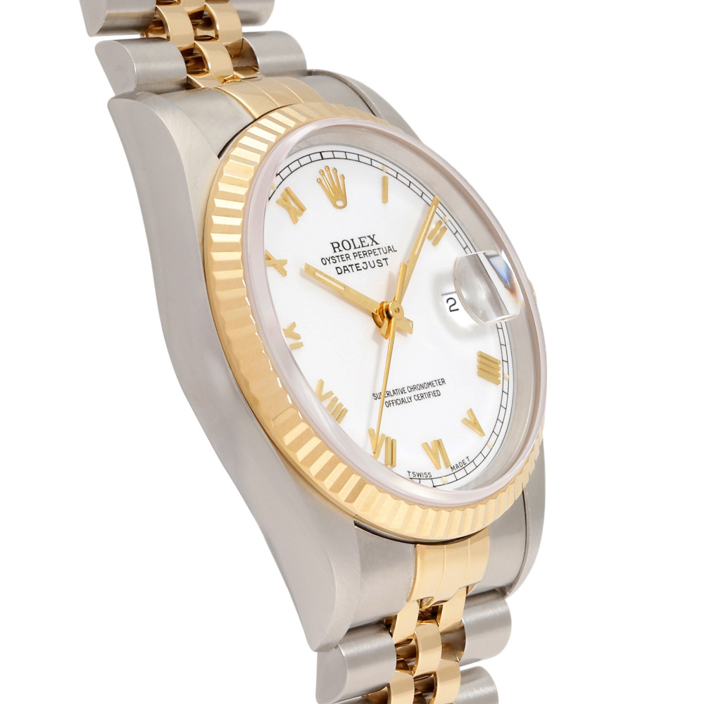 ロレックス デイトジャスト 16233.WHRMホワイトローマ ジュビリー