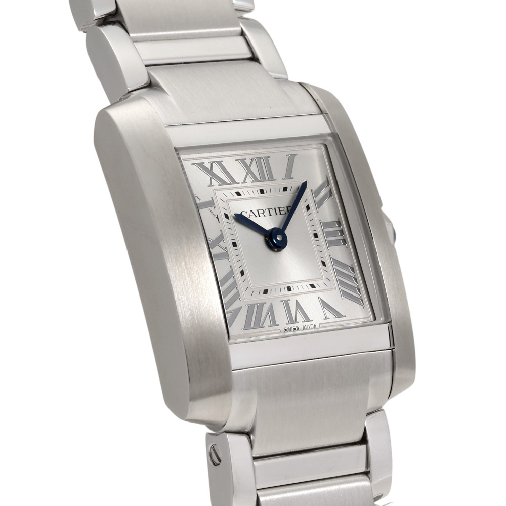 新品] カルティエ タンクフランセーズ WSTA0129 サンレイ シルバー