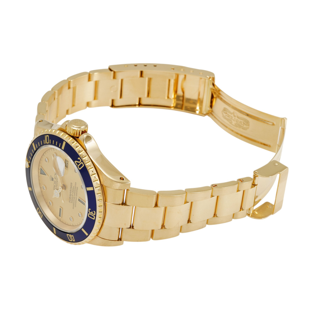 ロレックス サブマリーナー デイト 16618SG.CPシャンパン/8PD/3PS