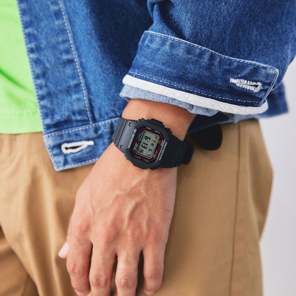 新品] カシオ Gショック GWM5610U1JF デジタル ブラック 樹脂 ワールド