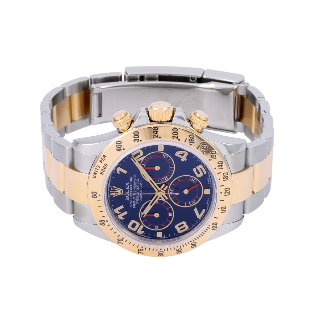 ロレックス コスモグラフ デイトナ 116523.BLAROKBCブルー/アラビア