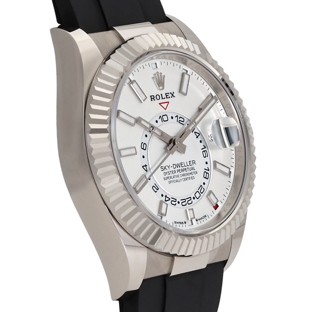 ロレックス スカイドゥエラー 336239.WHホワイト/バー オイスター