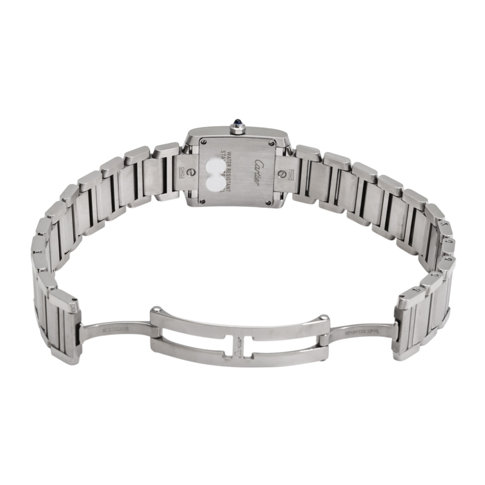 Cartier タンクフランセーズ SM 2コマ 純正 W51008Q3 中古] カルティエ タンク フランセーズ SM W51008Q3 W254759 | ゆきざき