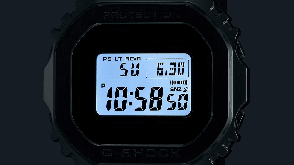 新品] カシオ Gショック GMWB5000D1CJFブラック ステンレス ワールド