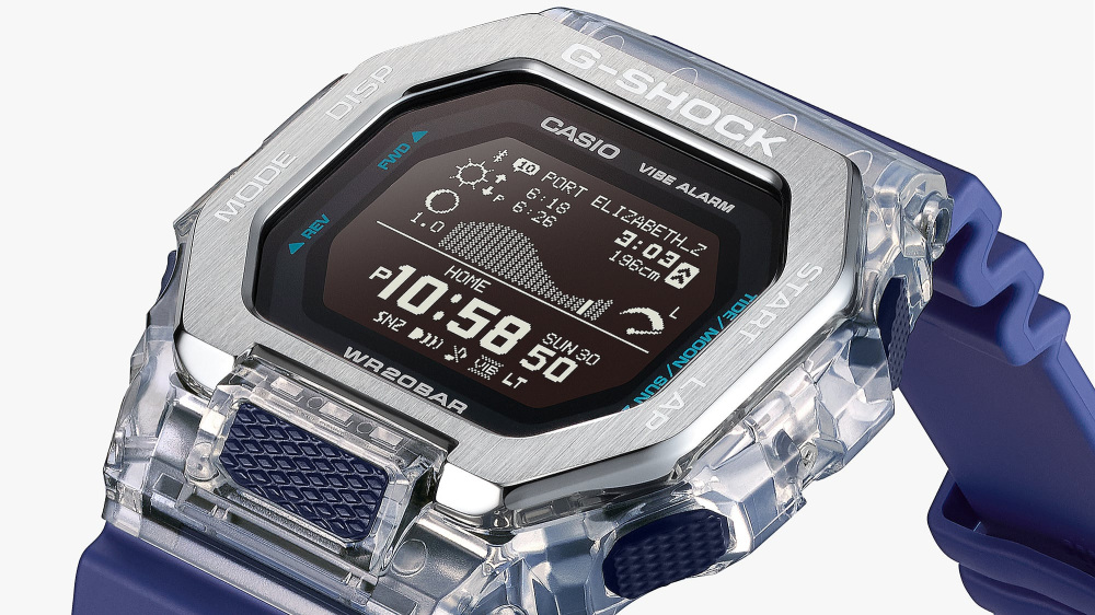 新品] カシオ Gショック GBX100S1JFブラック 樹脂 ワールドタイム
