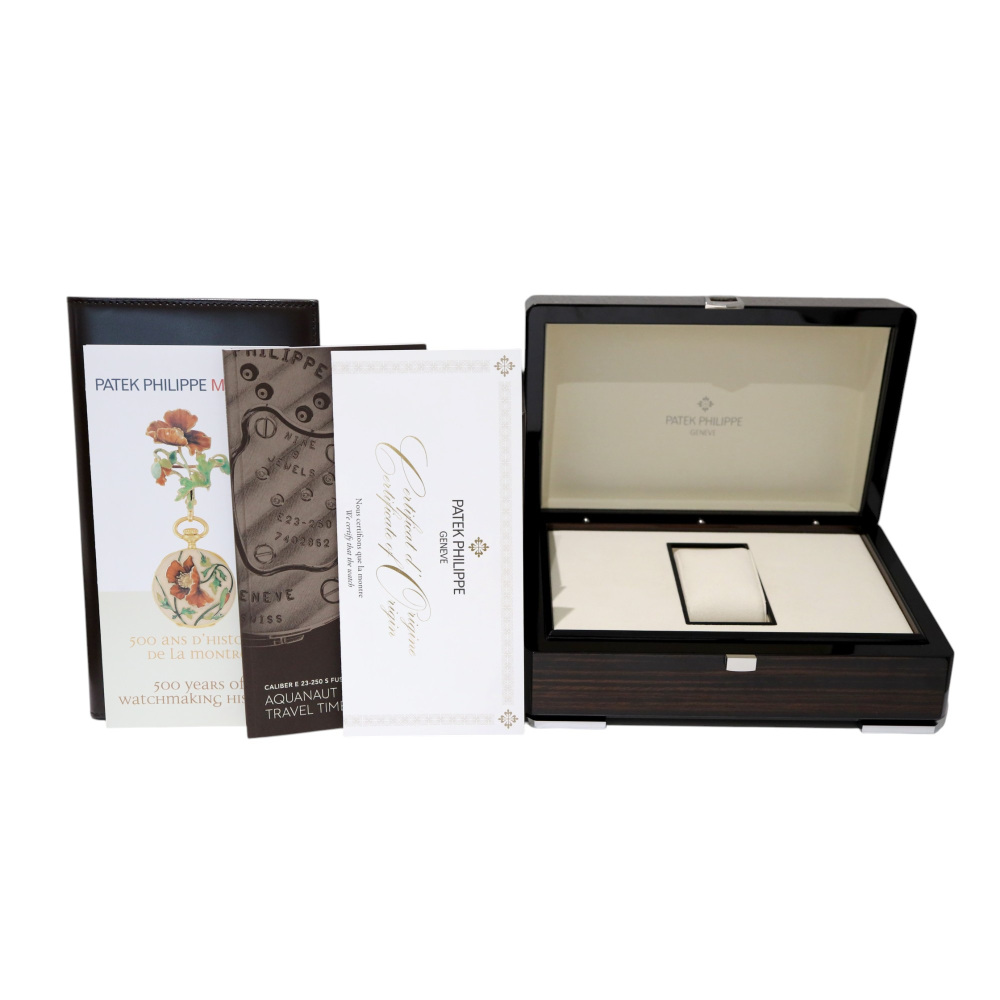 美品] パテック・フィリップ アクアノート トラベルタイム 5269R001