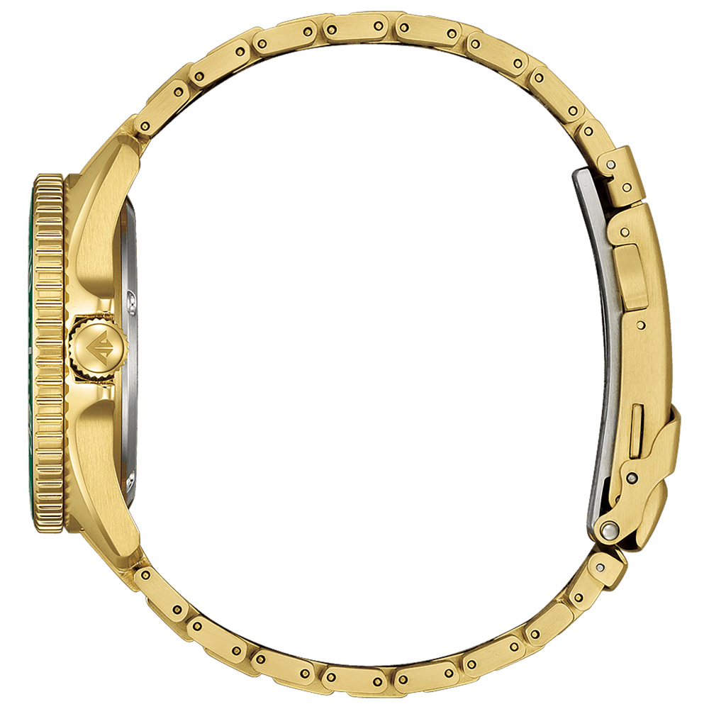 New] Citizen Pro master BN026259Wgreen stainless Reverse rotation