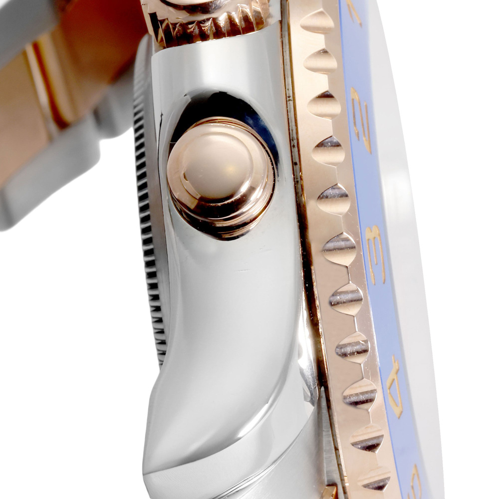 ロレックス ヨットマスターII 116681.WHBLNOホワイト/青針 オイスター