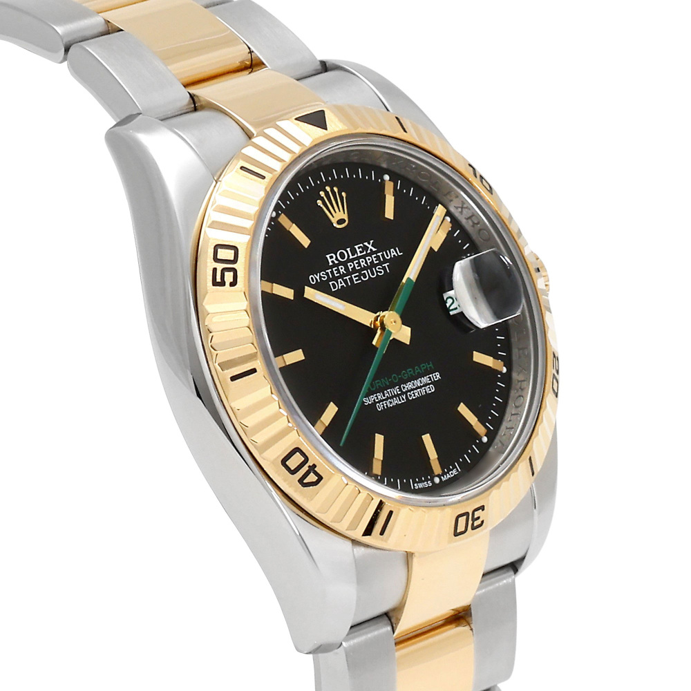 ロレックスデイトジャスト ロレックス デイトジャスト 116263.BKBOブラック/バー