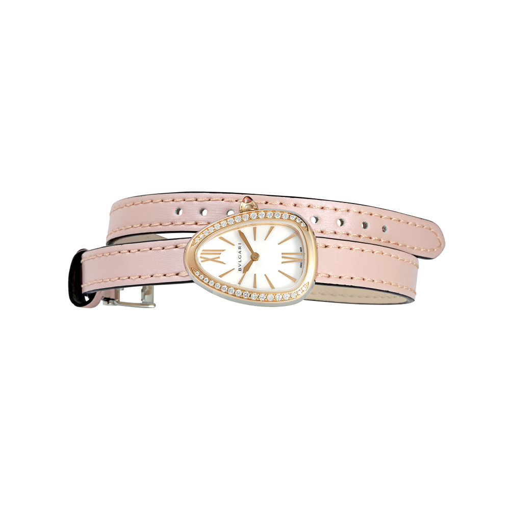 ブルガリ セルペンティ SP27HMGL5NBLK クオーツ ピンクゴールド レディース BVLGARI 【中古】 【時計】 BVLGARI（ブルガリ） Serpenti セルペンティ クォーツ レディース