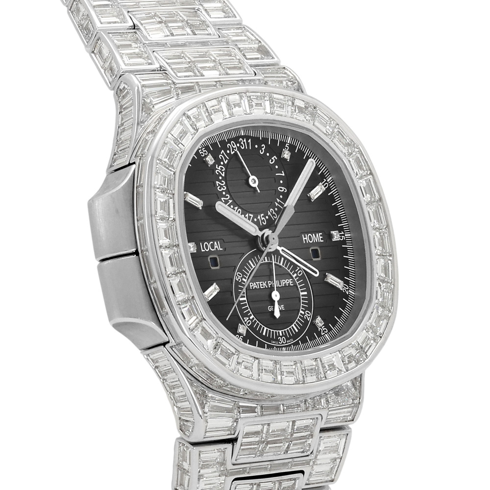 パテックフィリップ　ノベルティ 中古] パテック・フィリップ ノーチラス トラベルタイム クロノグラフ