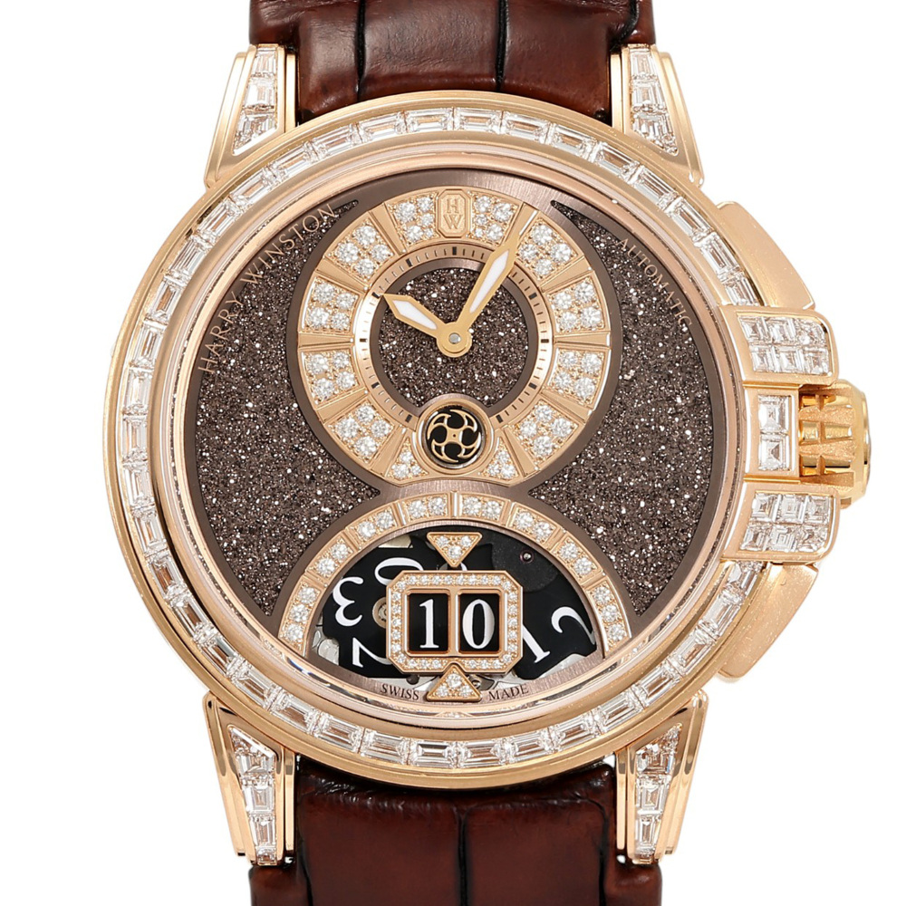 バグリー　コレクターエディション「クラシックウィナーズ」※ウーデイビスサインあり 中古] ハリー・ウィンストン オーシャン スパークリング ビッグデイト