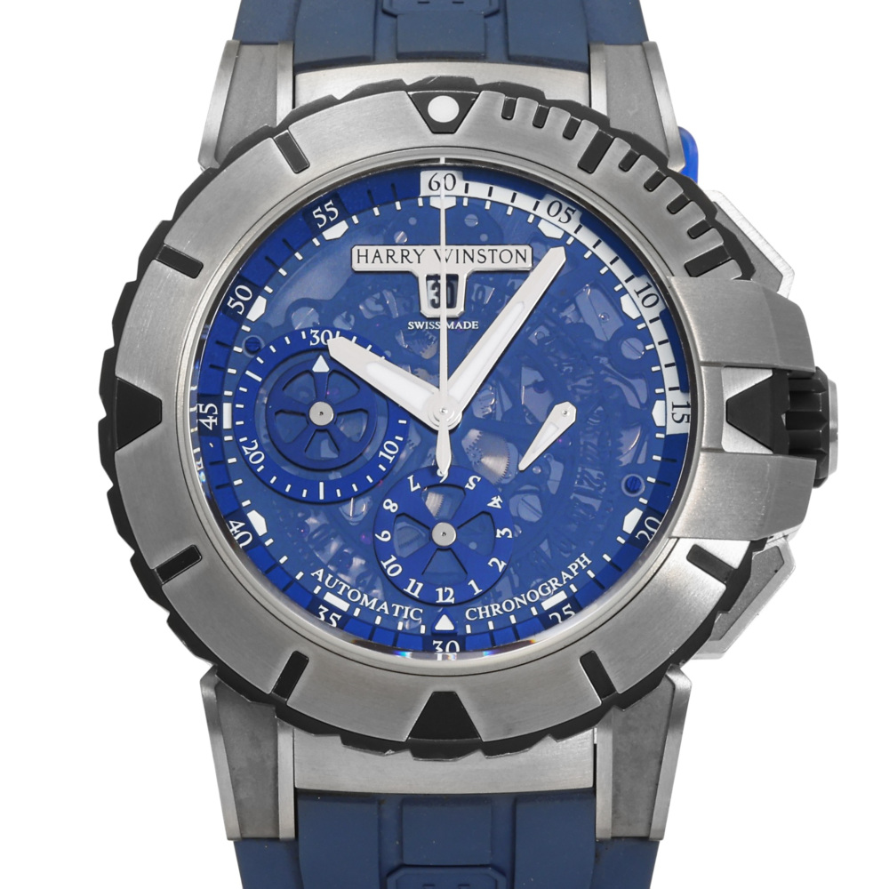 ハリー 中古] ハリー・ウィンストン オーシャン スポーツ クロノグラフ